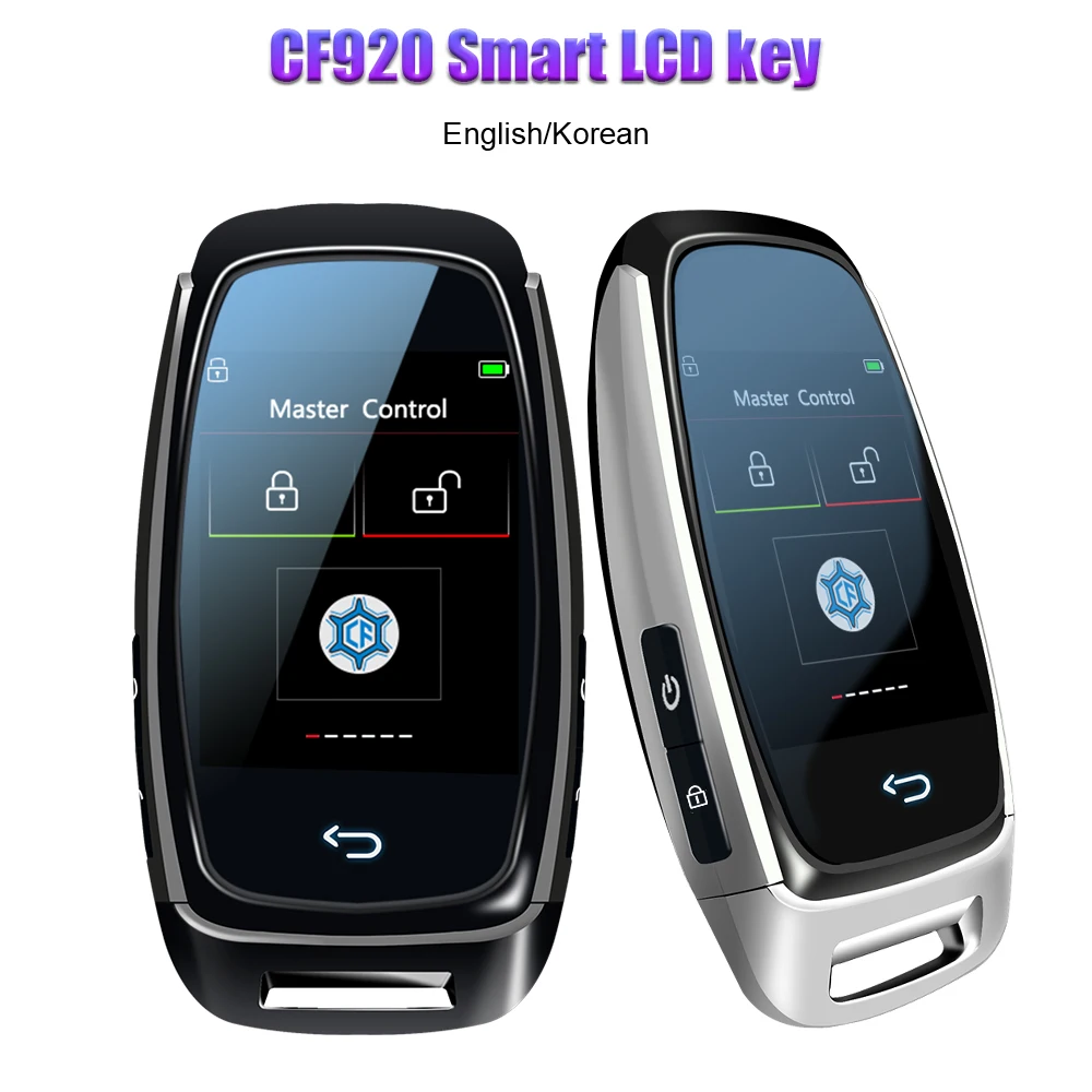 

CF920 Smart LCD Key Buttons Electric Starter Car Start Switch Auto Keyless System Ignition Automatic Vehicle Door Lock Universal