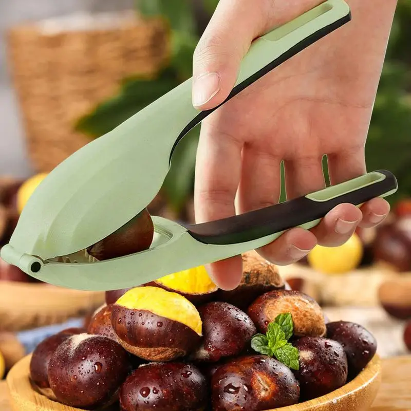 

2023 NEW Open Chestnut Artifact Chestnut Sheller Chestnut Opener Peeling Raw Chestnut Clip Home Kitchen Cross Cutting Knife