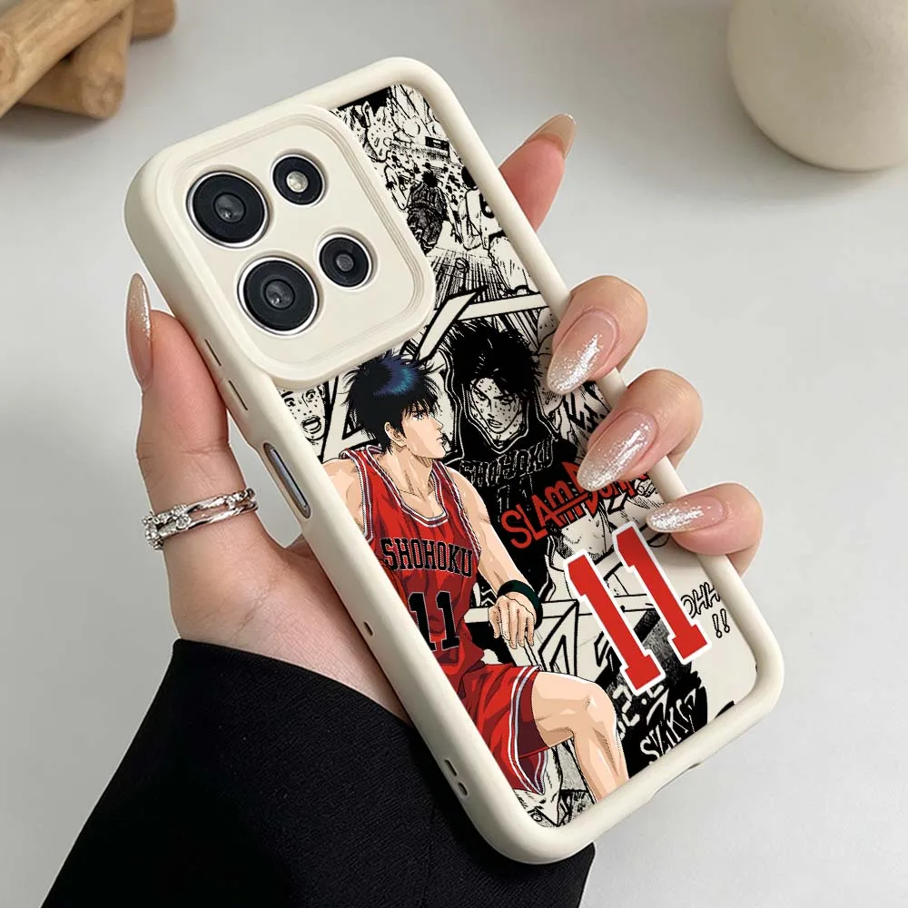 Фото Чехол для телефона S-Slam Dunk Animation для Motorola Moto G86 G85 G75 G56 G06 Edge 70 60 50 Fusion Eye Ladder, силиконовый чехол №4