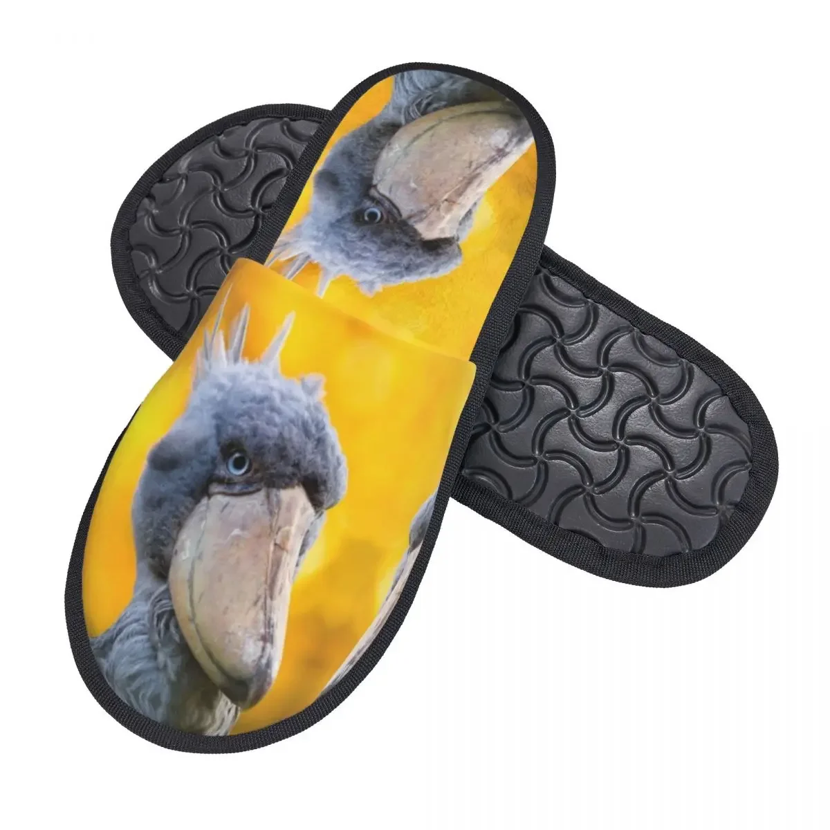 Домашние тапочки Shoebill Head плюшевые осенне-зимняя обувь домашний плоский пол для