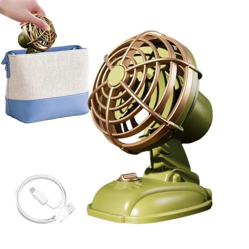 Настольный вентилятор Персональный охлаждения винтажный ультра-тихий сильный
