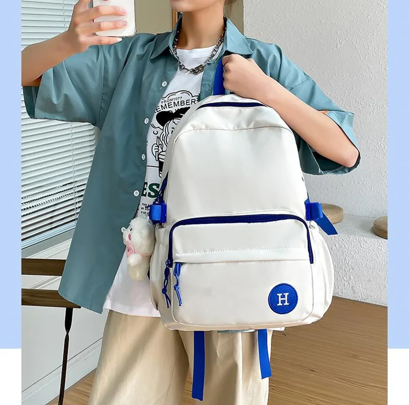 Schoolbag Female Junior High School Student New High School Student Computer Backpack Female Travel Large Capacity Backpack