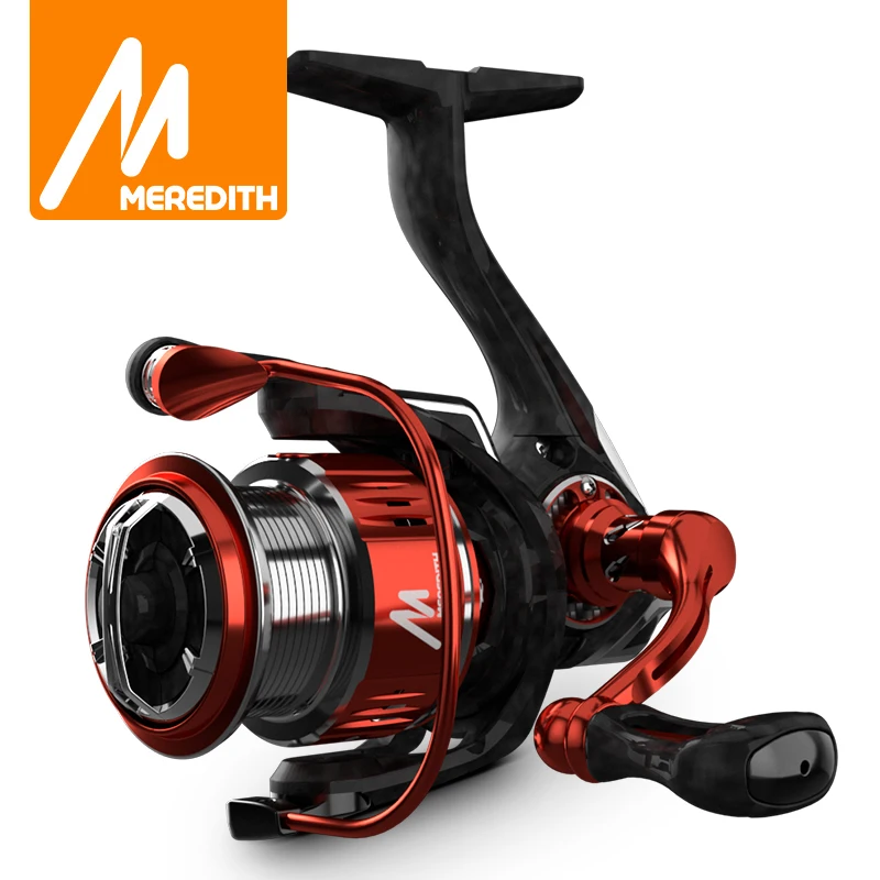 MEREDITH HUMMINGBIRD Series Spin Finesse System Spinning Reel 5KG Max Drag 8BB+1RB 5.2:1 Gear Ratio 162g Weight Fishing Reel enlarge