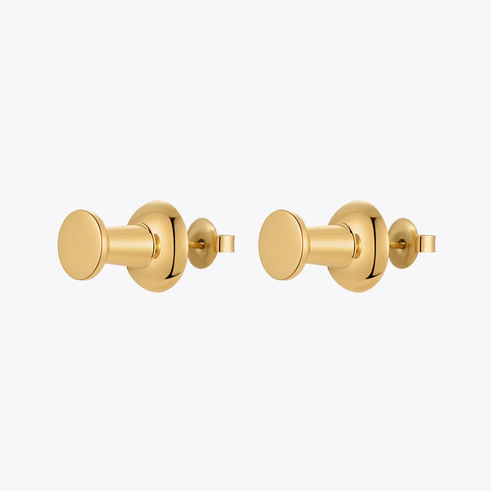 

ENFASHION Piercing Pin Earings Christmas Gold Color Earrings For Women Pendientes Mujer Stainless Steel Fashion Jewelry E221424