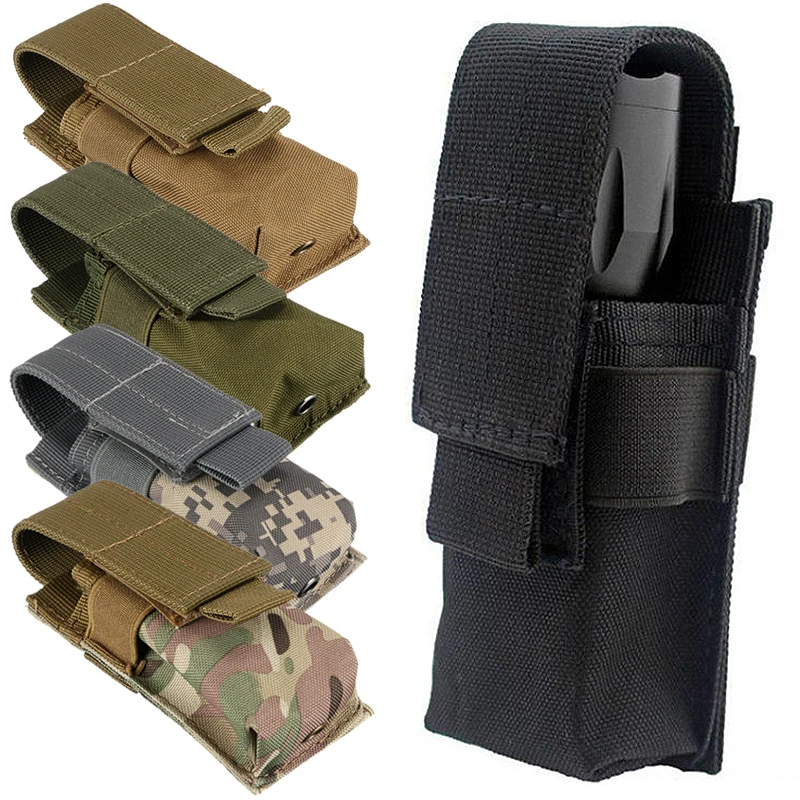 

Outdoor Tactical Waist Bag Military Magazine Pouch Waist Pack Flashlight Pouch Hunting Universal Holster Camouflage Case Wallet