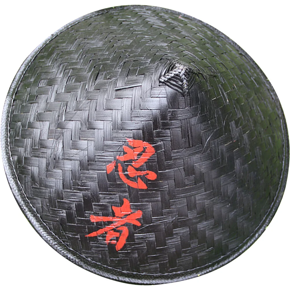 

Asia Asian Conical Hats Wide Bamboo Samurai Mens Black Beach Rice Farmer Man Japanese
