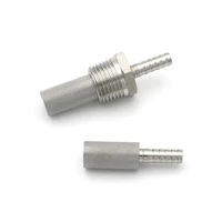 0 5 2 micron homebrew oxygenation diffusion stone ss316l steel carbonation aeration for beer wine tool bar 12 npt 14 barb