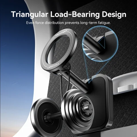 Магнитный держатель для телефона Vention, настольный съемный самолетик, автомобильные предметы первой необходимости для путешествий, гибкое крепление для телефона для iPhone 17 16