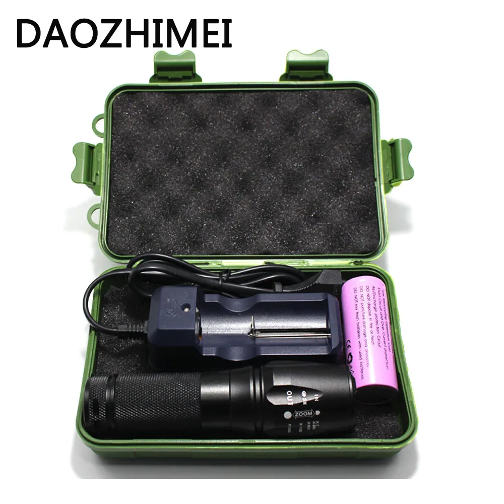 

Zoomable IR 850nm 5w Night Vision OSRAM Infrared LED Flashlight Torch Lamp light led Camping Flashlight +26650Battery+charger