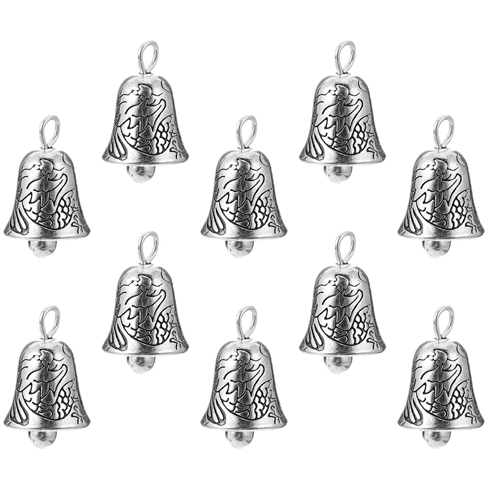 

Мини-колокольчики из сплава, 10 шт.