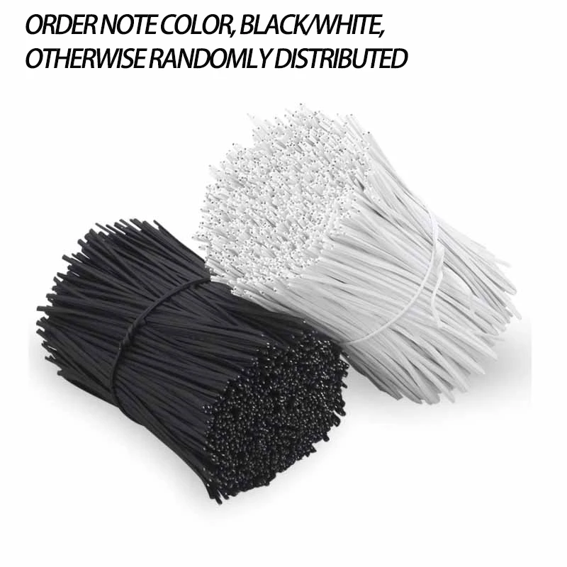 0,55 мм один пакет 8/12/15 см инкапсулированная нординская проволока с пластиковым покрытием железная черная кабельная стяжка оцинкованная Скандинавская связка кабельных линий стяжки