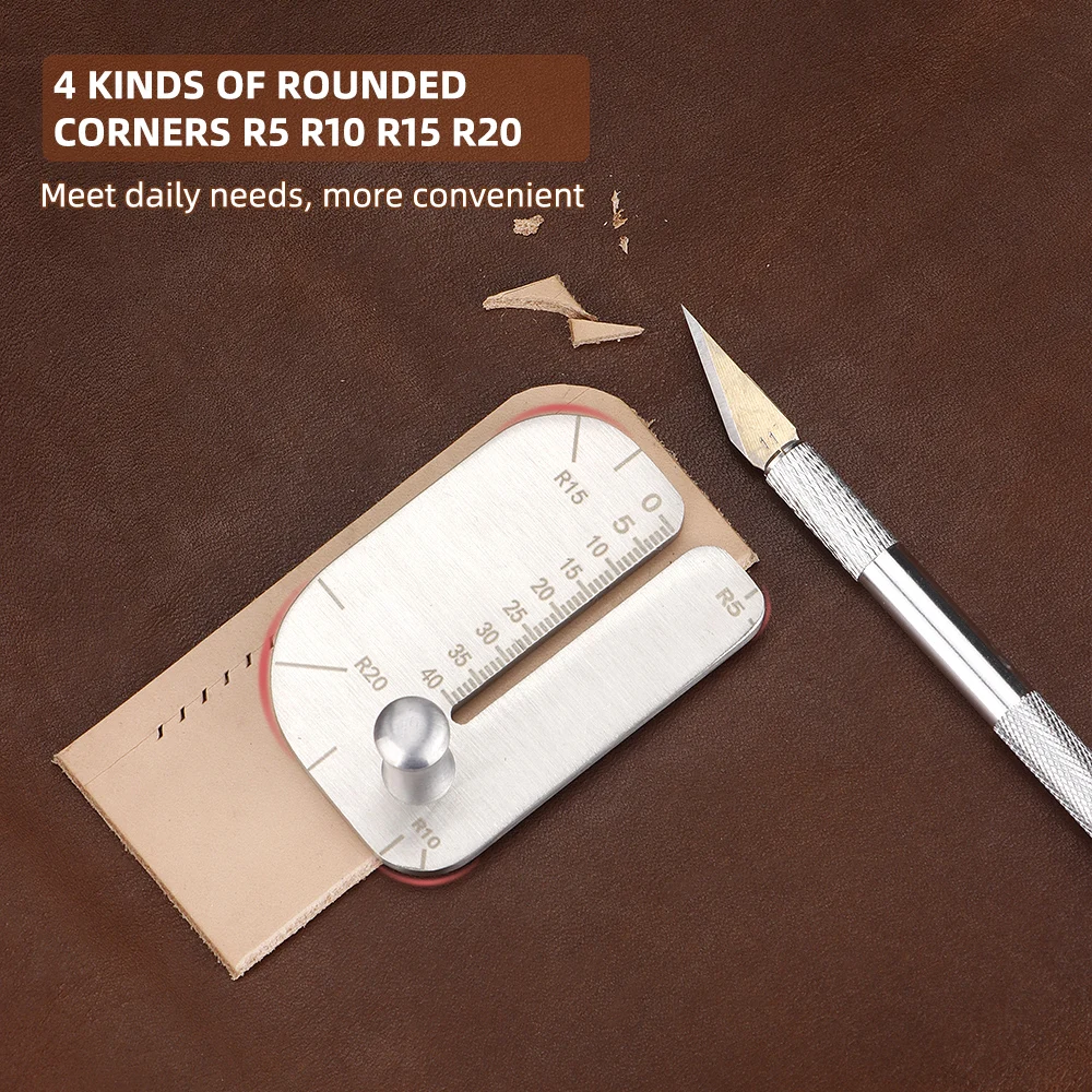 Стальная Пресс-плита Кожаный Шпатель Вспомогательный Нож Для Сноса R5 R10 R15 R20