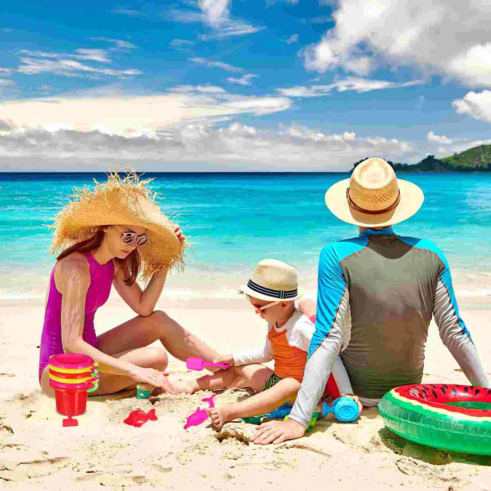 Пляжный игровой набор мини-игровые наборы ведро игрушки для детей ведра с песком