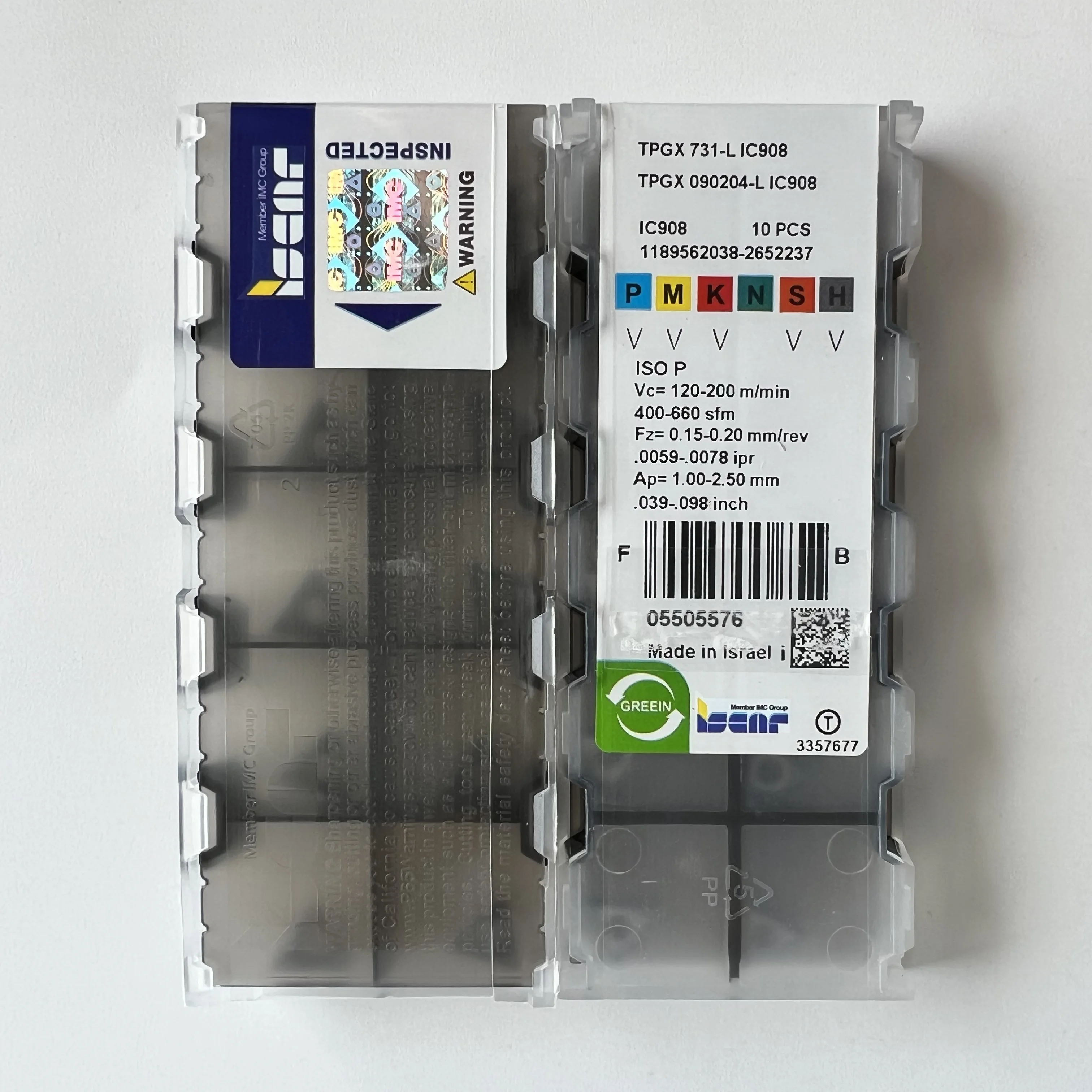 TPGX 090204 -L IC908 Твердосплавный фрезерный инструмент с ЧПУ Токарный инструмент (art.: 3920cc83d313d) - 3920cc83d313d