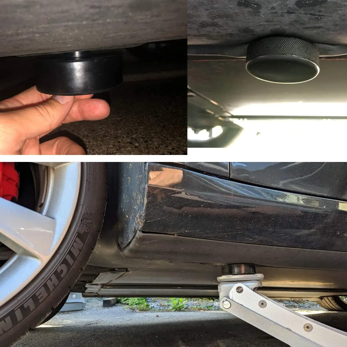 Для Tesla Model 3 X S Jack Pad Point Adapter Pads резиновый ящик для хранения (4 шт.) защищает