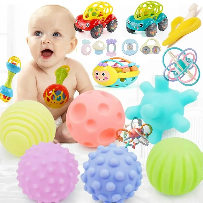 Детский мяч, сенсорные игрушки, сенсорные тактильные игрушки, обучение, Детская активность, Развивающие детские игрушки 0-12 месяцев