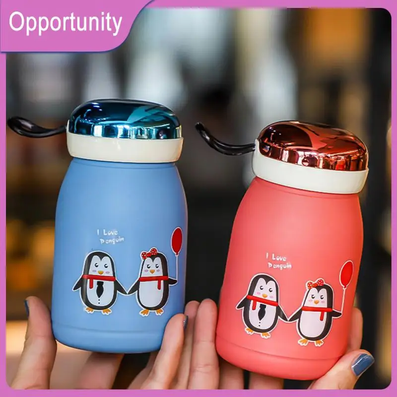 

New Water Bottleschildren Cup Small Fresh Ins Water Cup 14.3x7.8cm Feeding Cups Household Tools Super Cute Gift Cup Double Layer
