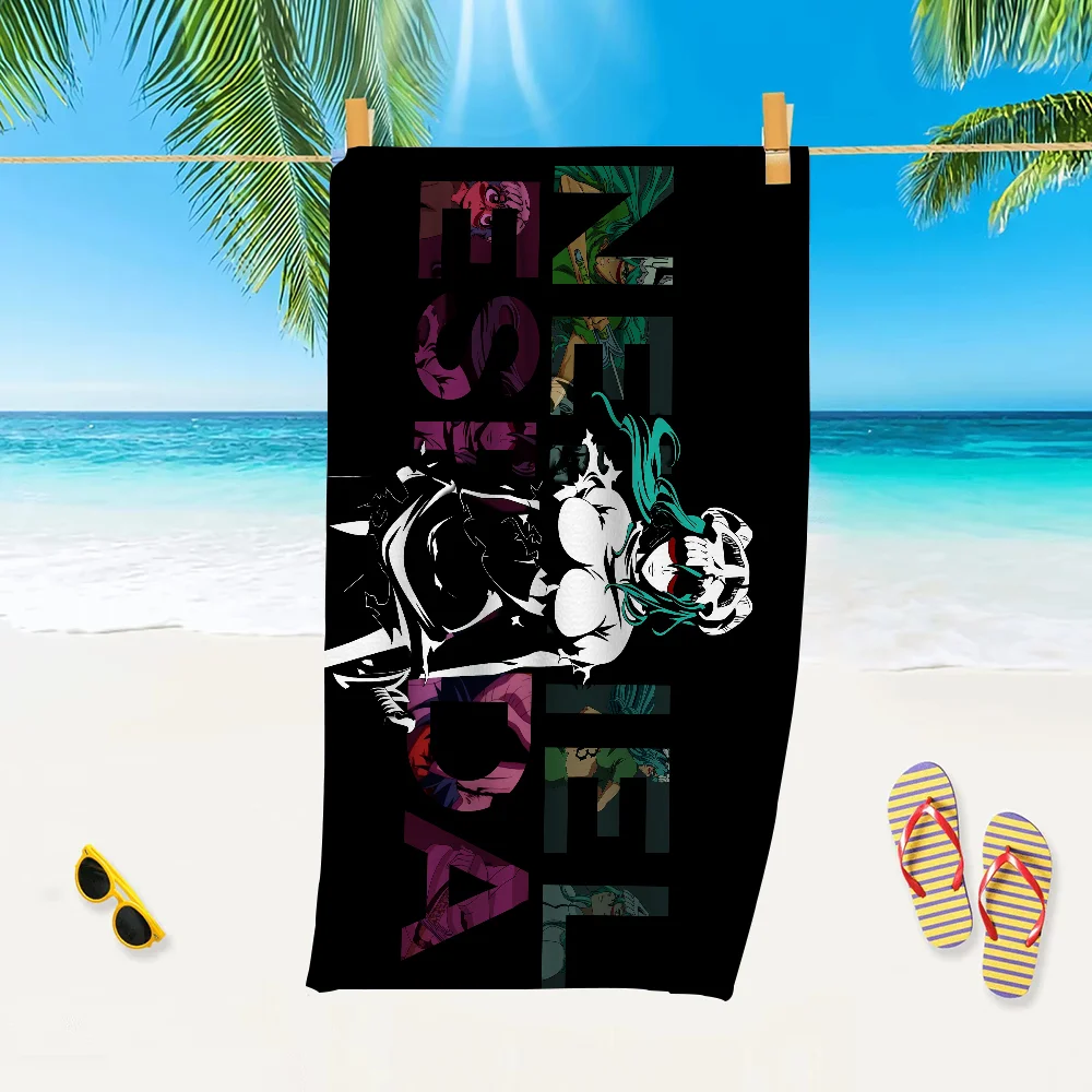 Полотенце в стиле аниме Nelliel B-Bleach хлопковое полотенце премиум-класса из