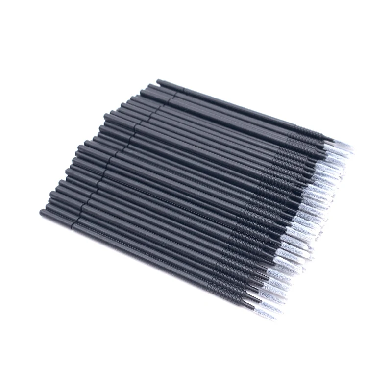 100pcs Bendable Micro Brushes Disposable Microbrush Applicators Eyelash Extensions Glue Cleaning Brush for Lash Extension images - 6