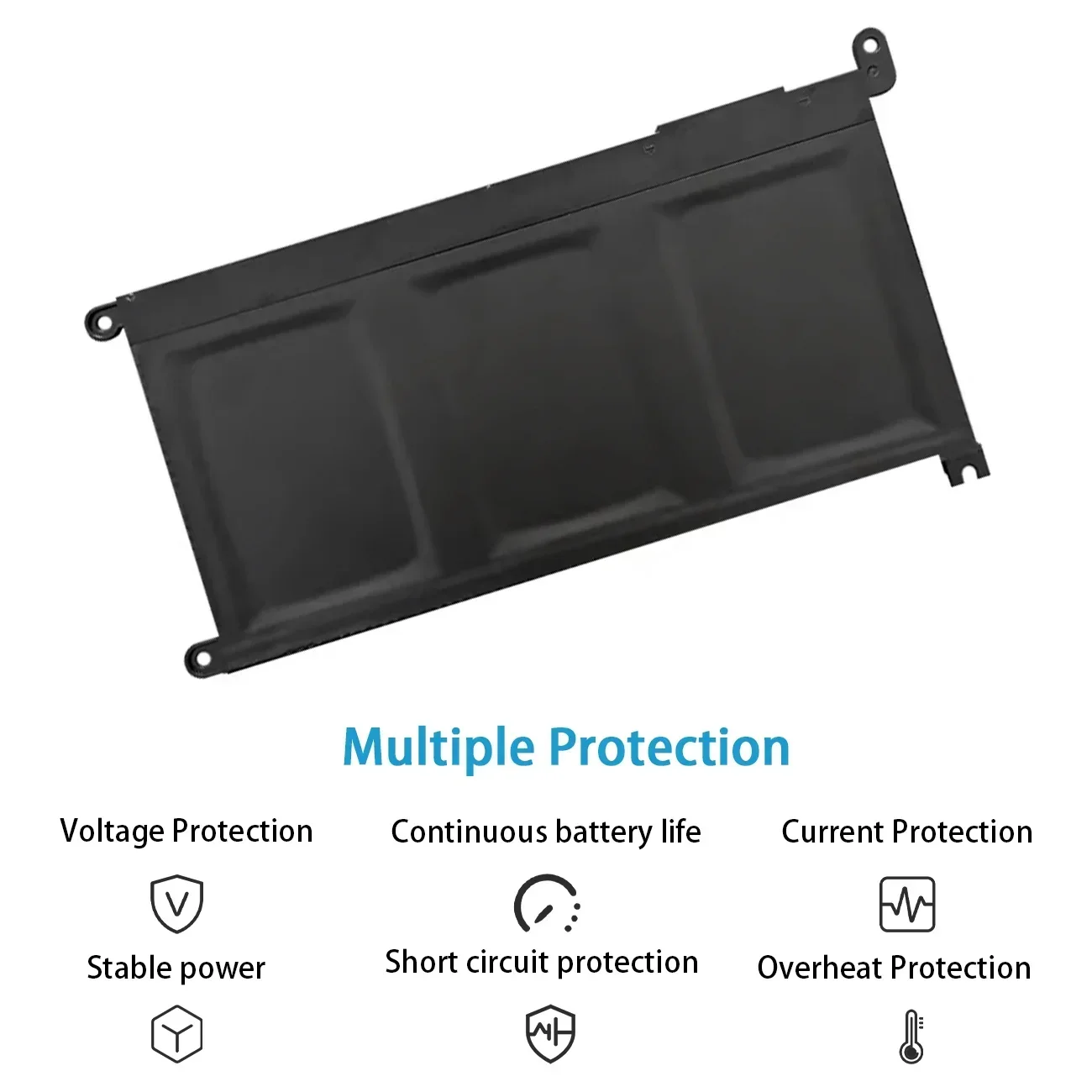 Фото Аккумулятор WDXOR для ноутбуков DELL Vostro 5468, 5471, 5568, Inspiron 17, 5770, 5767, 5765, 15, 5584, 5567, 7560, 3583, 5538, 5567, WDXOR 11.4V 42WH №3