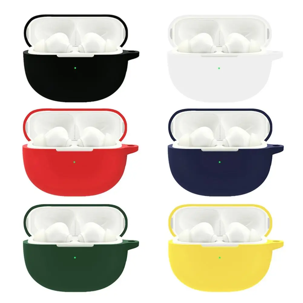 

Wireless Bluetooth-Compatible Earphone Case Anti-Scratch Silicone Protective Cover Compatible For Oppo Enco X2 Headphones Case