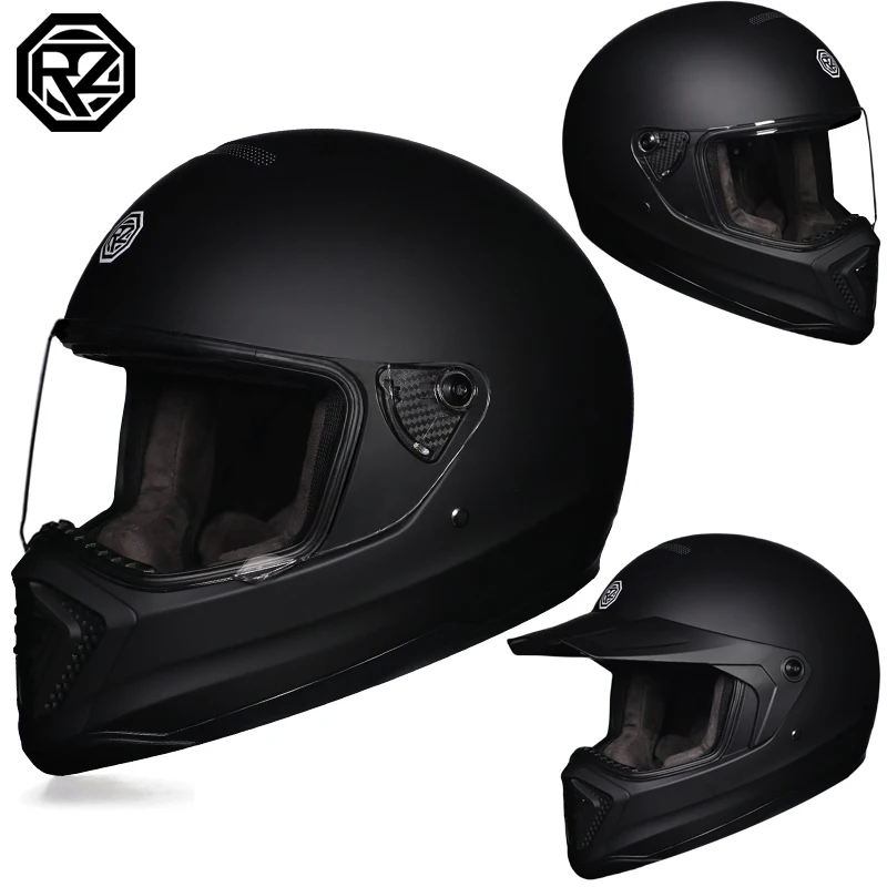 Спортивный шлем Casco в стиле ретро Анфас мотоциклетный мужской и женский для