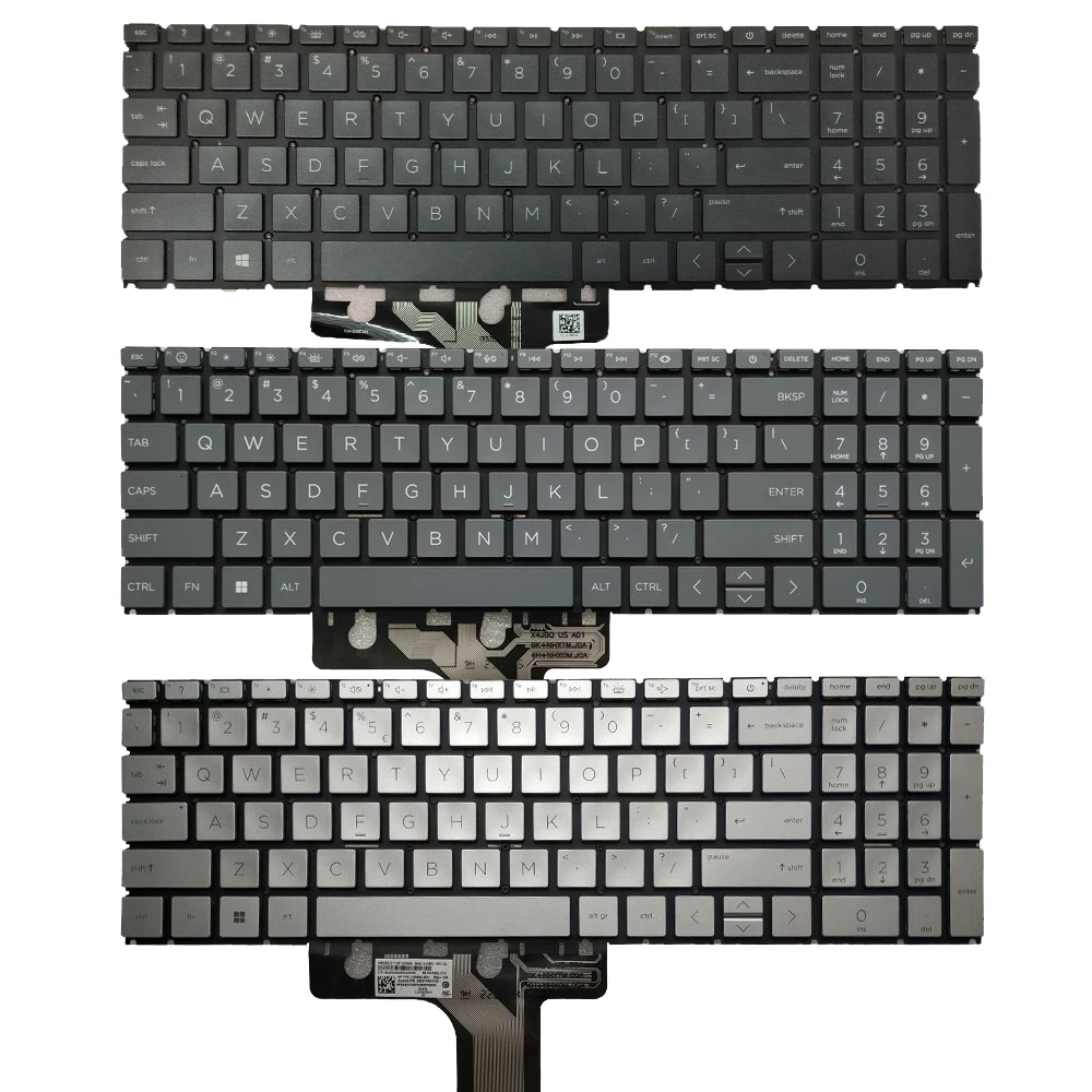 

New Backlit US Keyboard For HP Pavilion 15-EG 15-EH TPN-Q246 TPN-Q245 English With Backlight