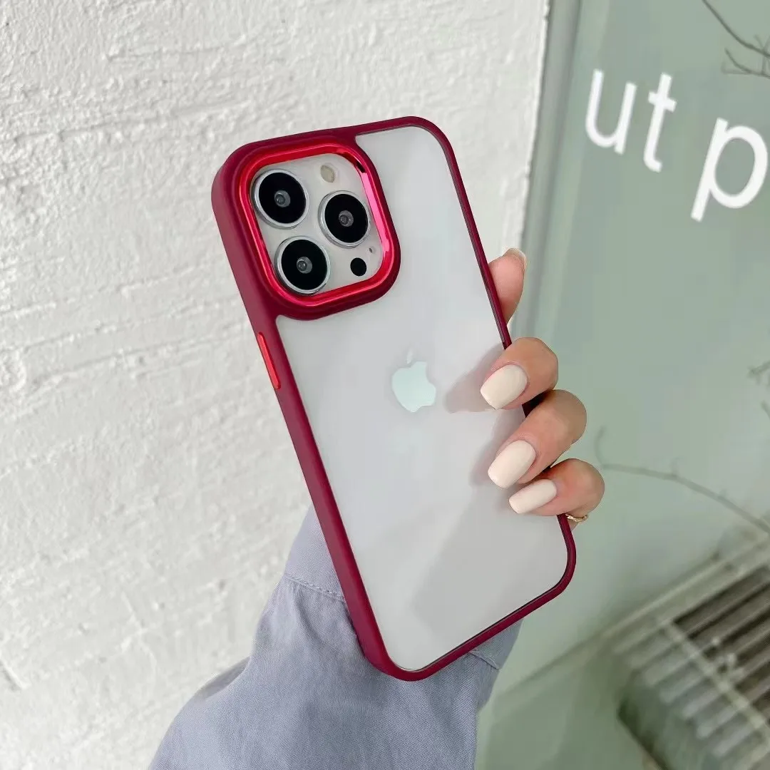 Металлические пуговицы твердый бампер для телефона IPhone 13 14 12 11 Pro Max
