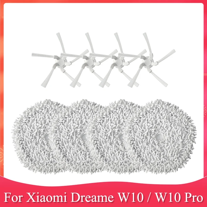 

Accessory Kit For Xiaomi Dreame Bot W10 / W10 Pro Robot Vacuum Cleaner Side Brush Mop Cloth Replacement Parts
