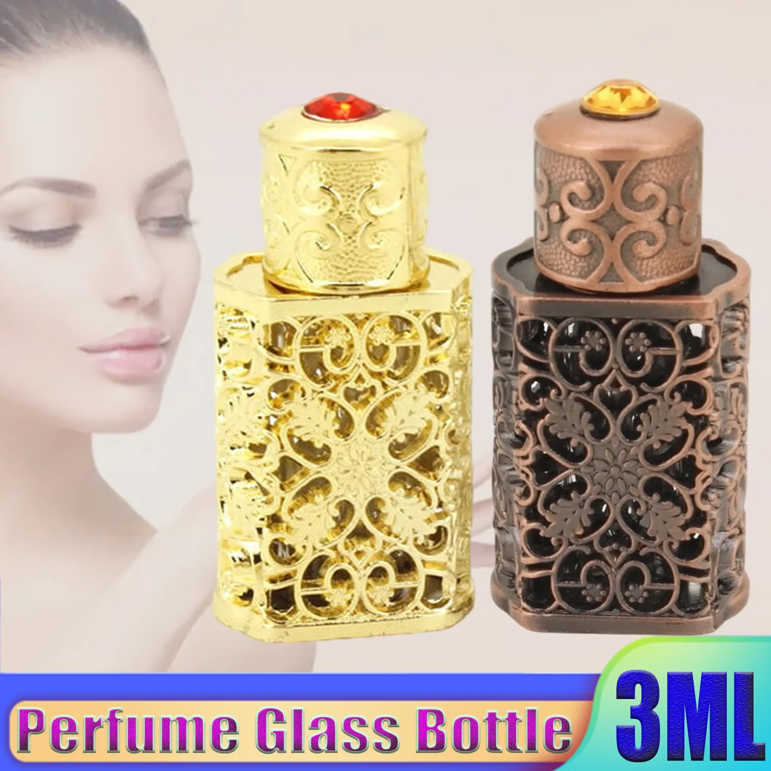 

Perfume Bottles,Portable Cosmetic Refillable Bottled,Travel Refill Glass Container,Essence Essential Oil Classification Tools