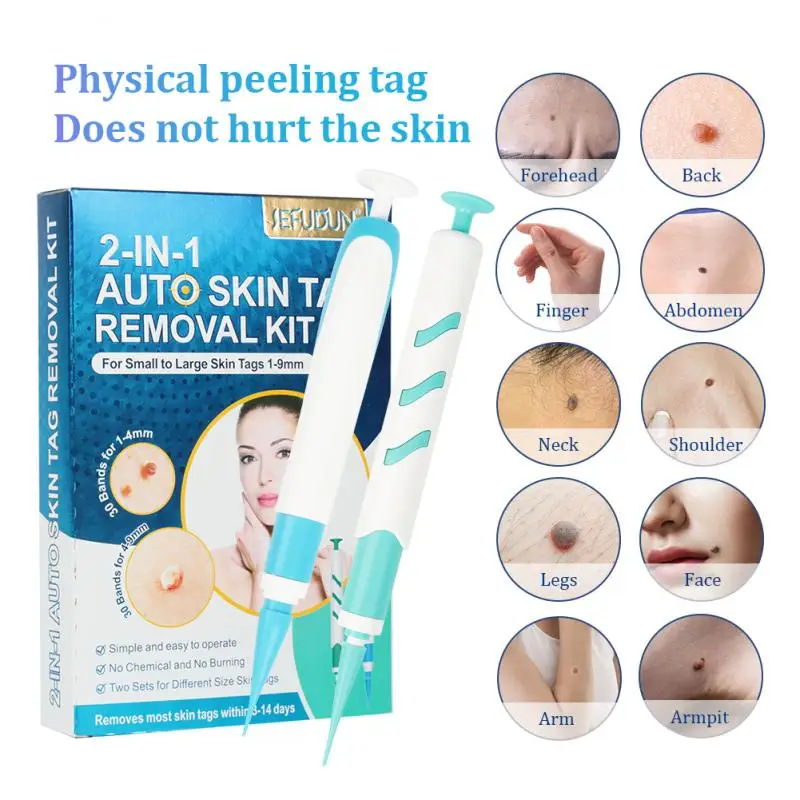

Skin Label Removal Pen Remover Micro Skin Tag Remover Skin Mole Wart Remover Micro Removal Kit With Cleansing Swabs Adult Mole