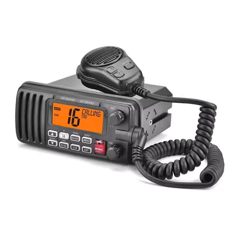 Фото IC-M412 25W Водонепроницаемая автомобильная радиостанция VHF, морская радиостанция, подводная мобильная радиостанция для ICOM №3