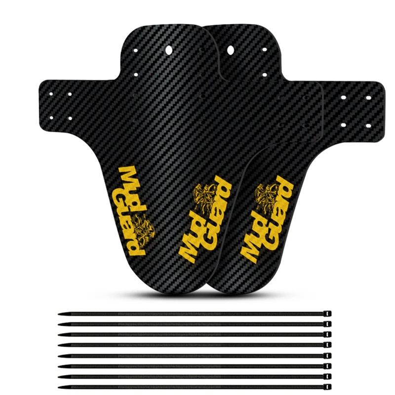 

Mountain Bike Mudguard 3D Carbon Fiber Twill Mtb Fender Front/Rear Tire Wheel Universal Suitable For Disc Brake Bicycle