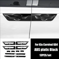 for kia carnival ka4 2021 2022 abs 3 colors car door protector handle door bowl decor cover trim car styling accessories