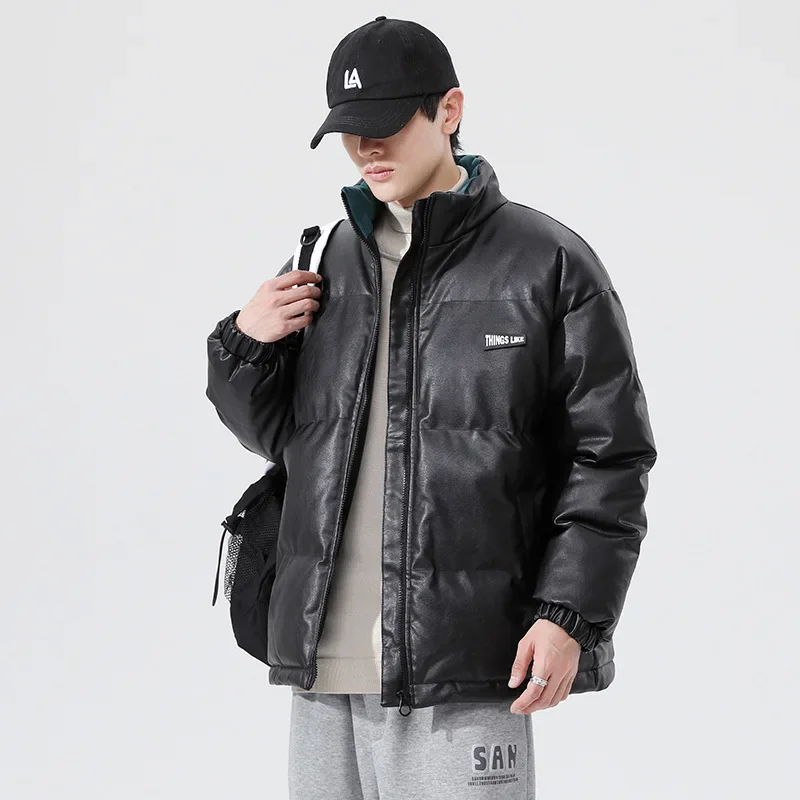 Модное брендовое мужское пальто с хлопковой подкладкой и воротником-стойкой