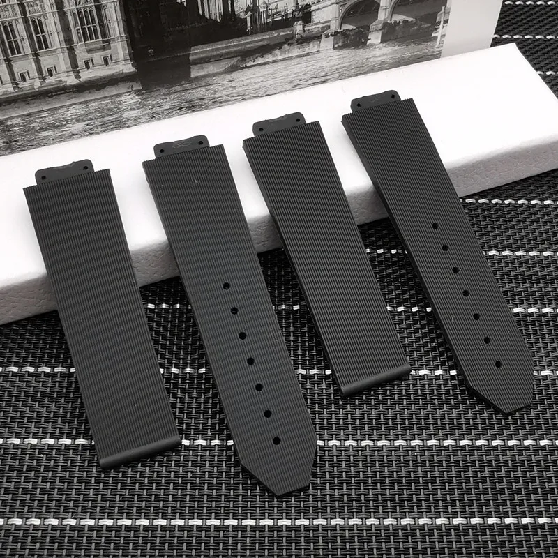 

Top Brand Watch accessorie Silicone Strap For Hublot Watchband 23*15mm 20mm buckle Belt Watch Strap band Fusion series
