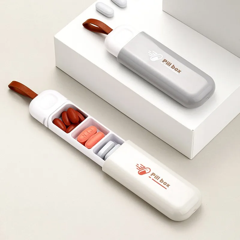 

Nordic Style Fashion Portable Pill Box Pillbox Dispenser Medicine Boxes 3 Grids Dispensing Storage Tablet Kit Organizer