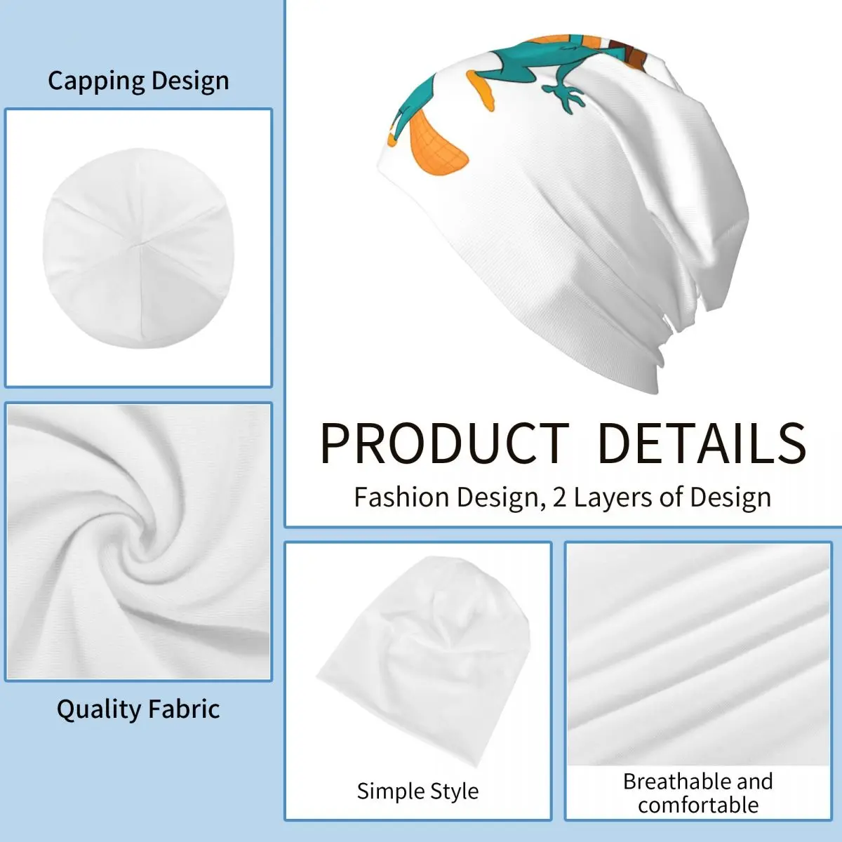 Perry The Platypus теплая вязаная шапка модная шапка-капот осень-зима уличные шапки для