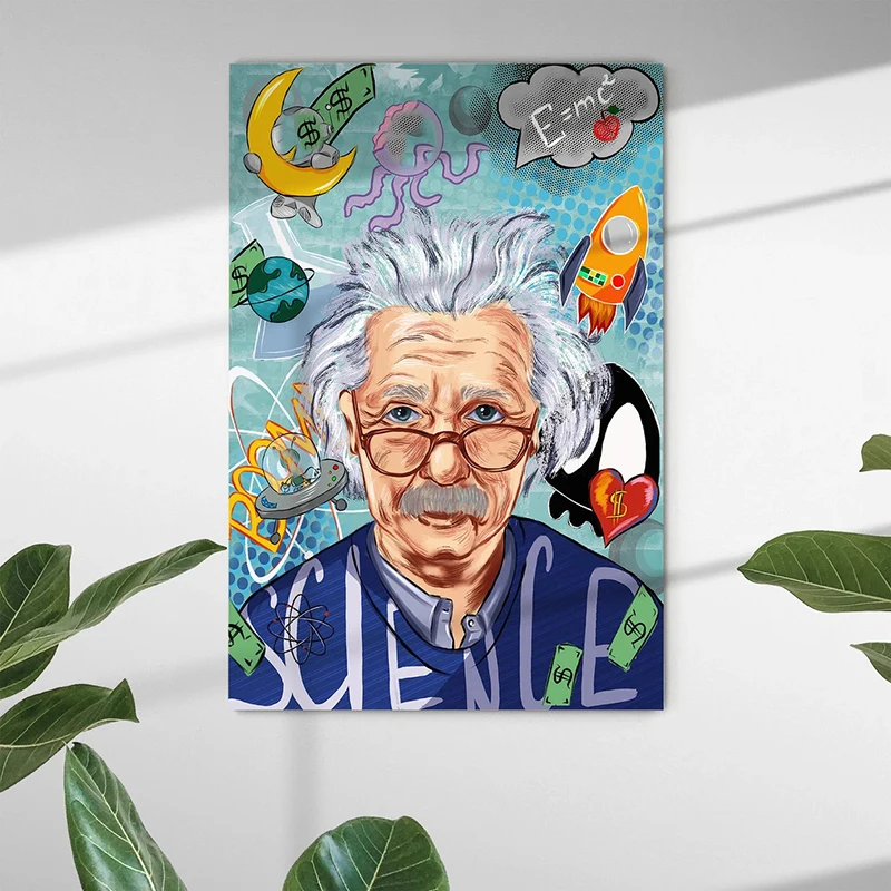 

Famous Person Mural Picture Portrait Pop Art Canvas Painting Colorful Canvas Print Wall Art Posters and Prints Living Room Decor