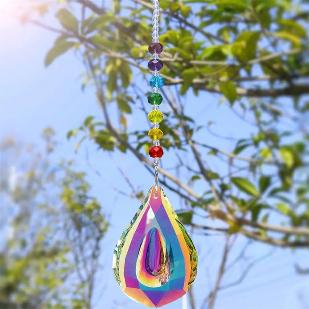 

Glass Crystal Ball Prisms Suncatcher Window Hanging Ornament Rainbow Maker Hanging Ornament Crystal Garden Pendant