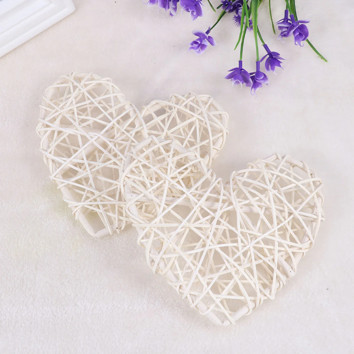 

Heart Rattan Wreathdecor Wicker Fillerchristmas Decorations Decoration Vase Wall Wedding Ornaments Rustic Decorative Room