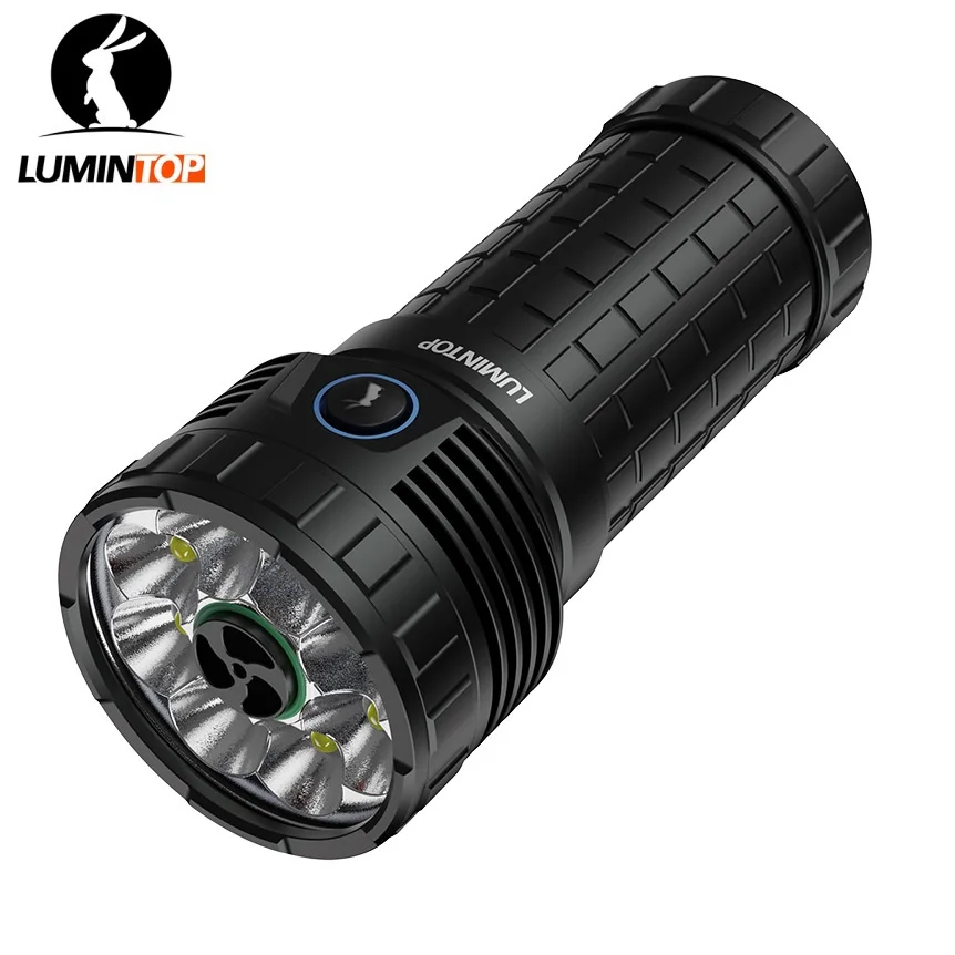 Lumintop Mach 21700 LED Flashlight Cree XHP50.3 26000 Lumens,Power Bank Torch with Fan In Centre TYPE C Charging for Camping
