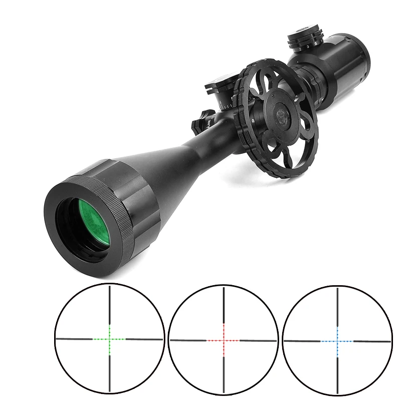 

BSA STS 6-24X44 IR Hunting Optics Riflescopes With Side Big Wheel Parallax Etched Mil Dot Reticle Turrets Lock Scope Sniper