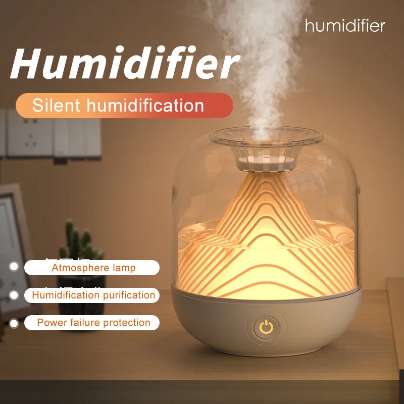 

USB Charging Humidifiers Mini Humidifier For Baby Top Fill Humidifiers With Night Light For Bedroom Office Desktop Car