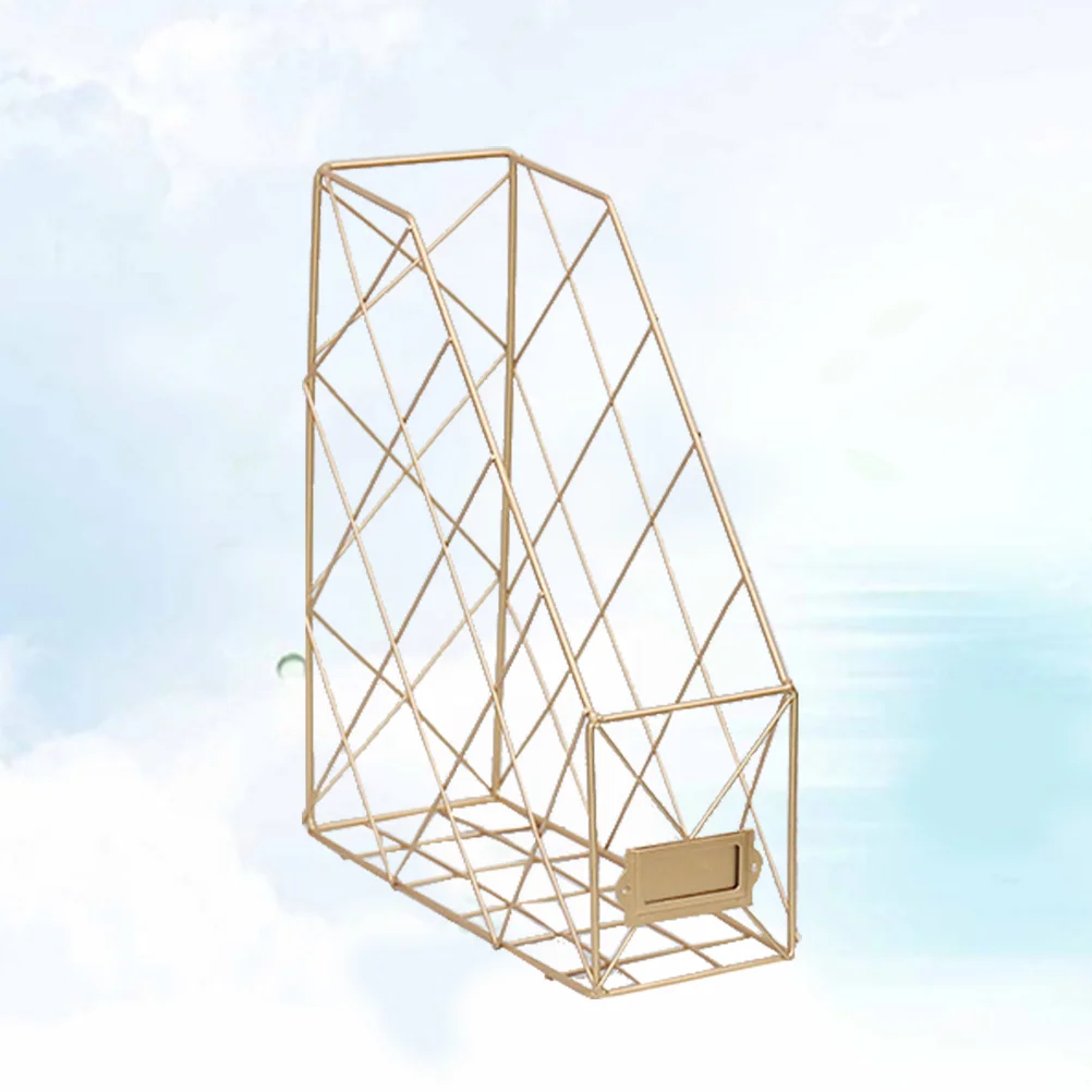 

Desk Topper Document Storage Rack Desk Accessories Book Organizer Letter Holder