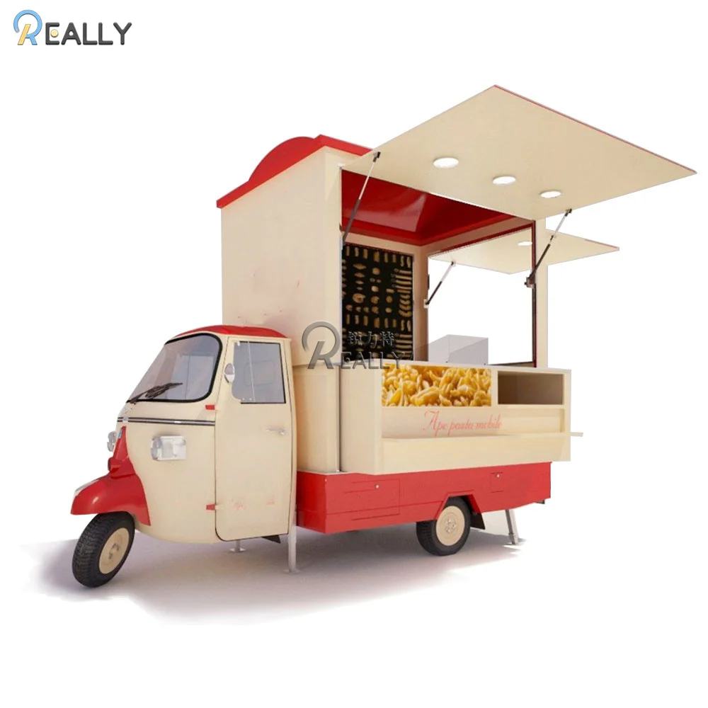 

Best Electric Piaggio Mobile Food Trucks Food Truck Portable Multi-functional Fast Electric Car Electric Tricycle Food Truck