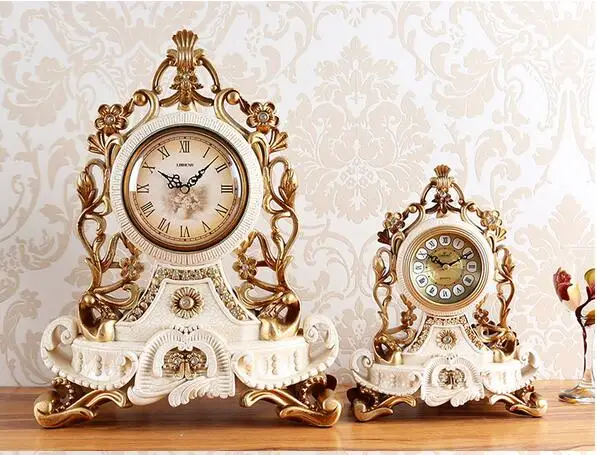 

WEDDING CHRISTMAS DECORATIONS FOR HOME EUROPEAN CERAMIC CRACKS RETRO CLOCKS TABLE CLOCKS WATCHES AND WATCHES EUROPEAN PENDULUMS