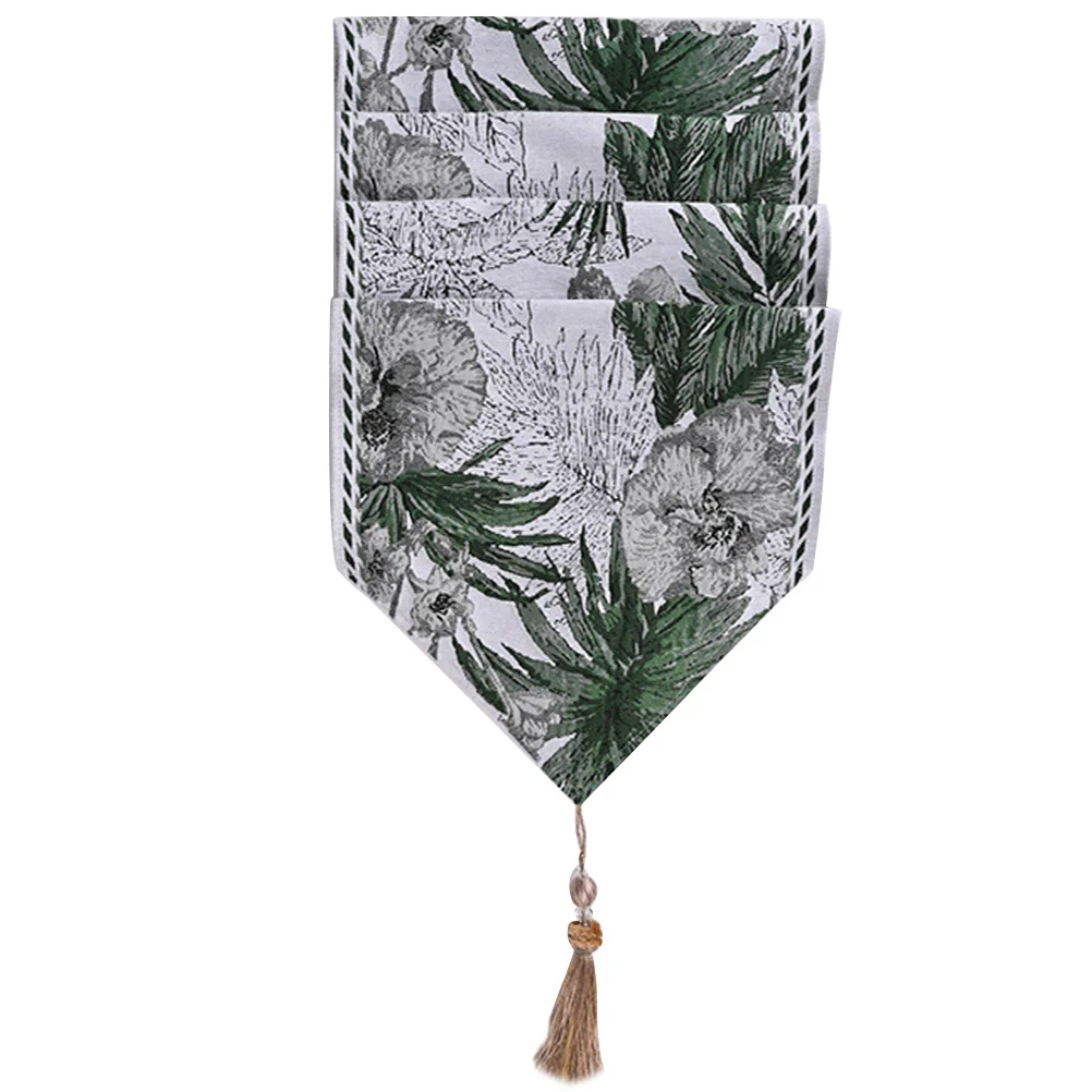

Table Runner Leaf Christmas Holiday Winter Dining Kitchen Covers Leaves Eucalyptus Scarves Dresser Festive Tableclothcover Scarf
