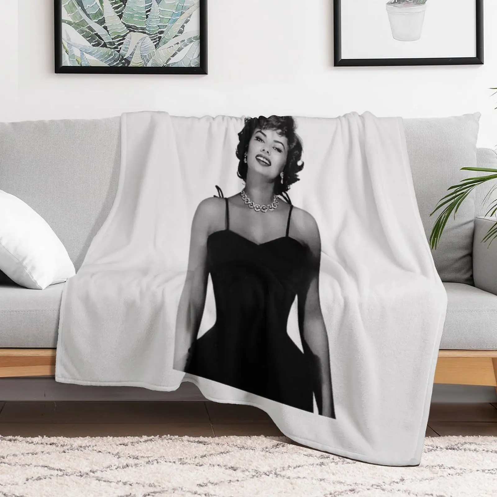 Софи Лорен 1950-е годы. Одеяло для путешествий теплое одеяло