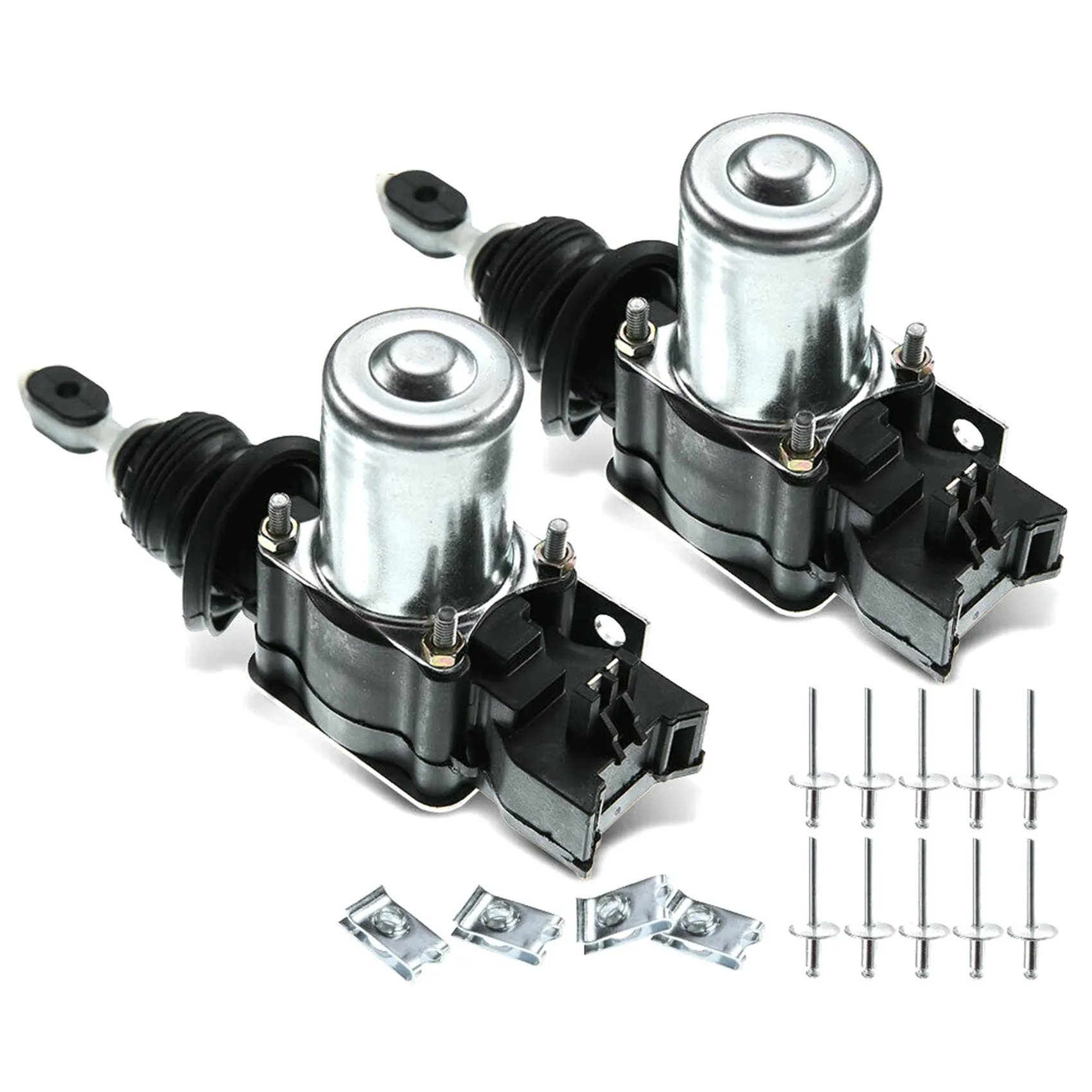 

2X Power Door Lock Actuator Latch with Bracket for Chevrolet GMC Cadillac Pickup 16603085, 20710114, 20710115
